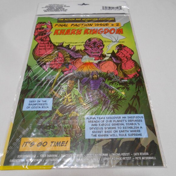NEW Sealed Final Faction Comic Book 1st Edition great π - Picture 2 of 8